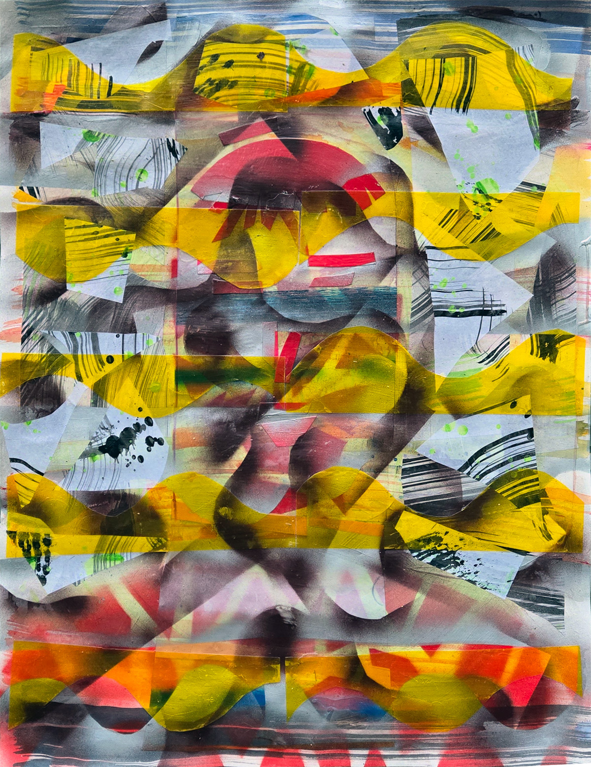 Sleep Order (2026) J Glenn Taylor Mixed on Paper 22 x 28 in